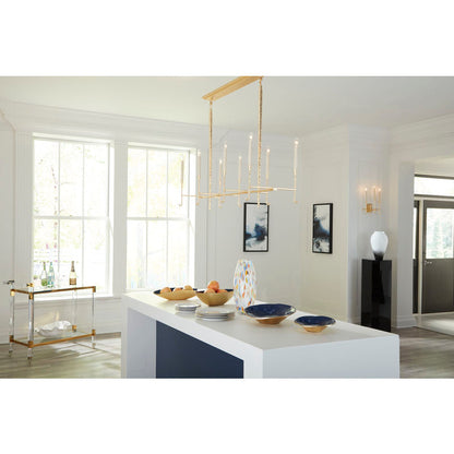 Wildwood Diego Modern Gold Finish Chandelier