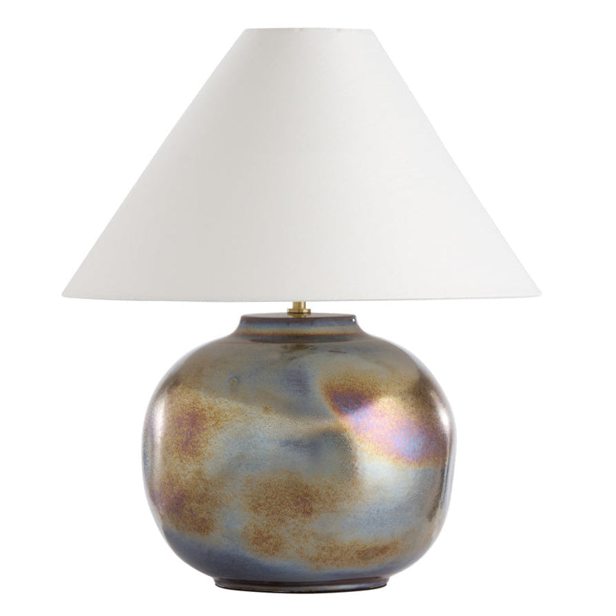 Wildwood Borgia Stunning Reactive Ceramic Table Lamp