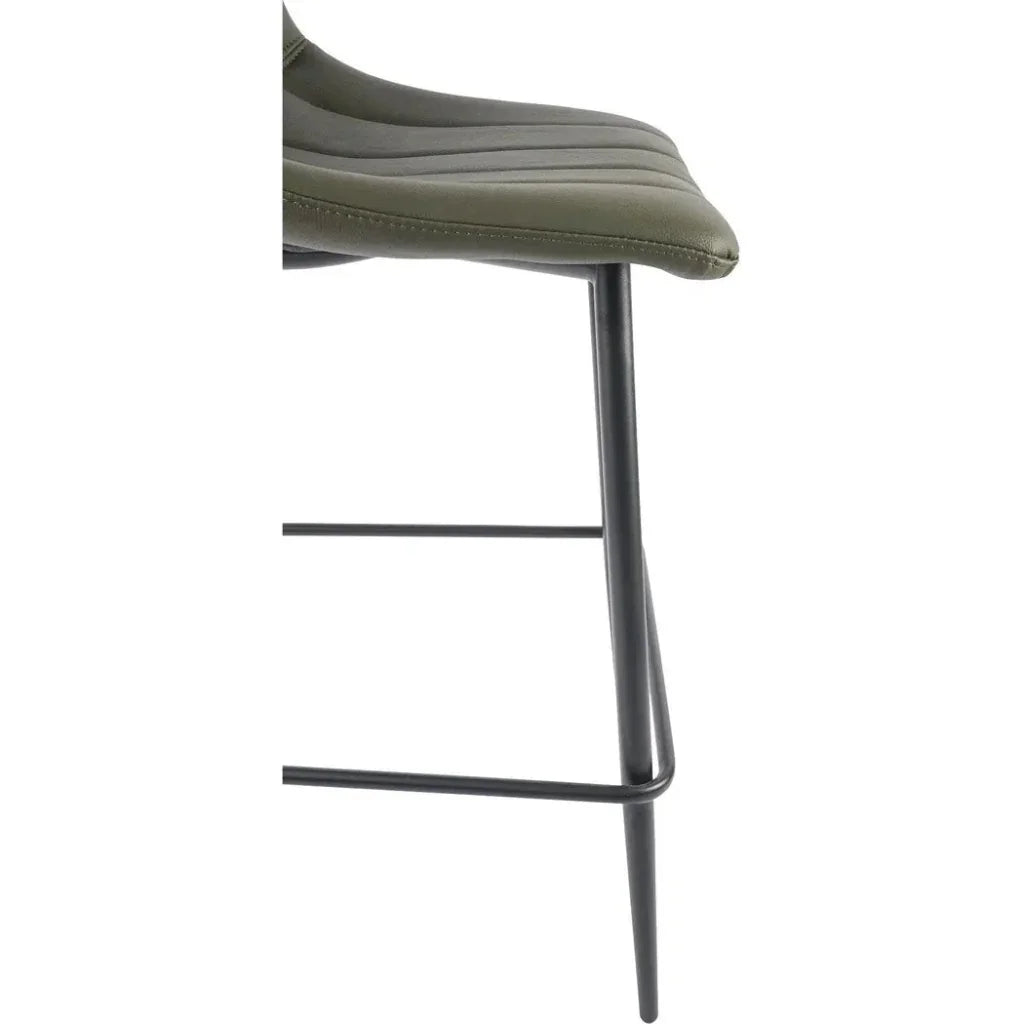 Alibi Vegan Leather Counter Stool 2PC -- view 24