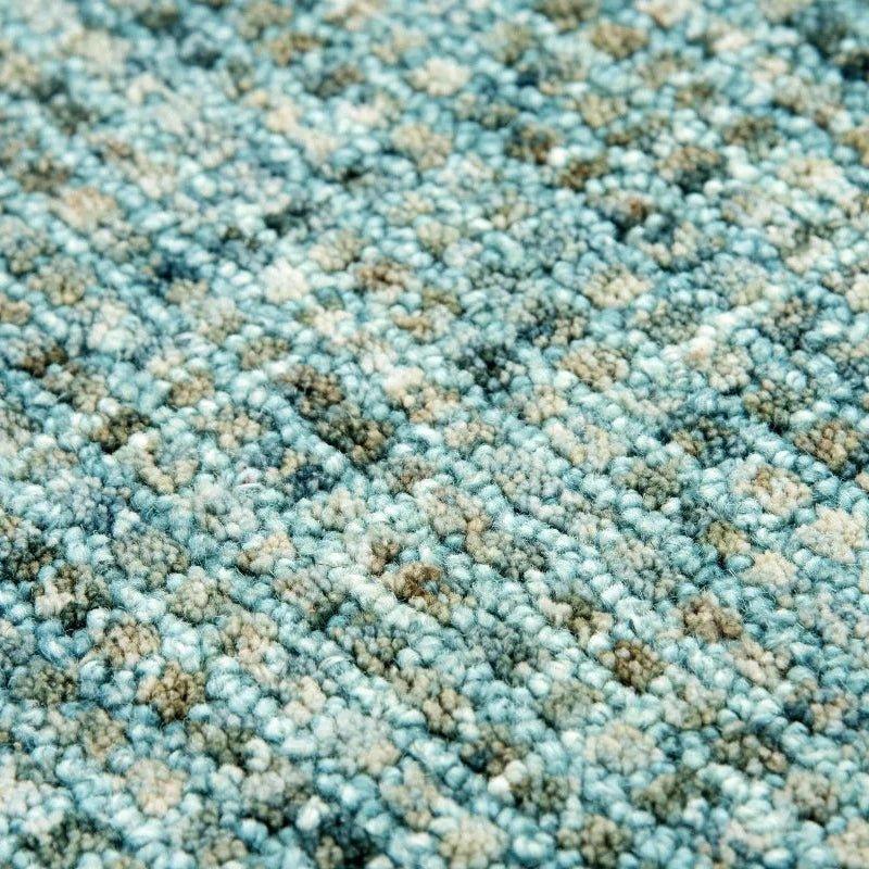 Dole Tweed Teal Large Area Rugs For Living Room - LOOMLAN - LOOMLAN - Area Rugs