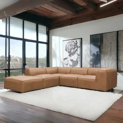 Form Tan Modular Sectional Ottoman 5PC Convertible -- view 2