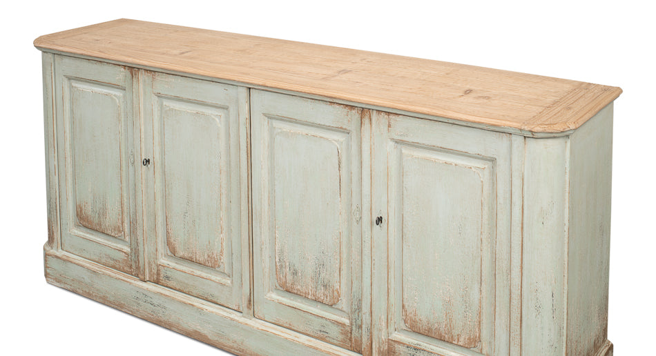 4 Door Sideboard Sage Buffet for Dining Room-Sideboards-Sarreid-LOOMLAN