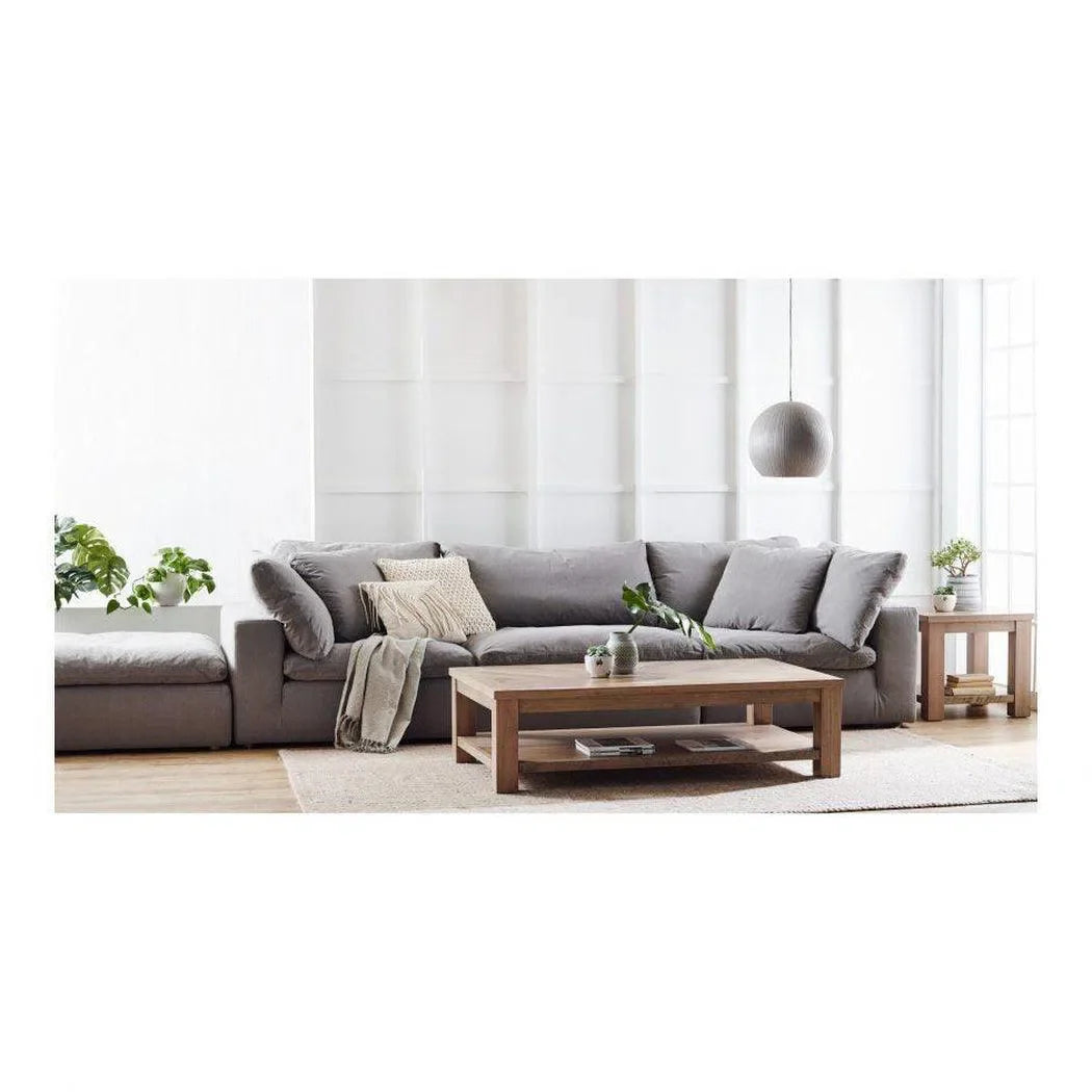 4 PC Set Stain Resistant Grey Sectional Modular Lounge Modular Sofas LOOMLAN By Moe's Home