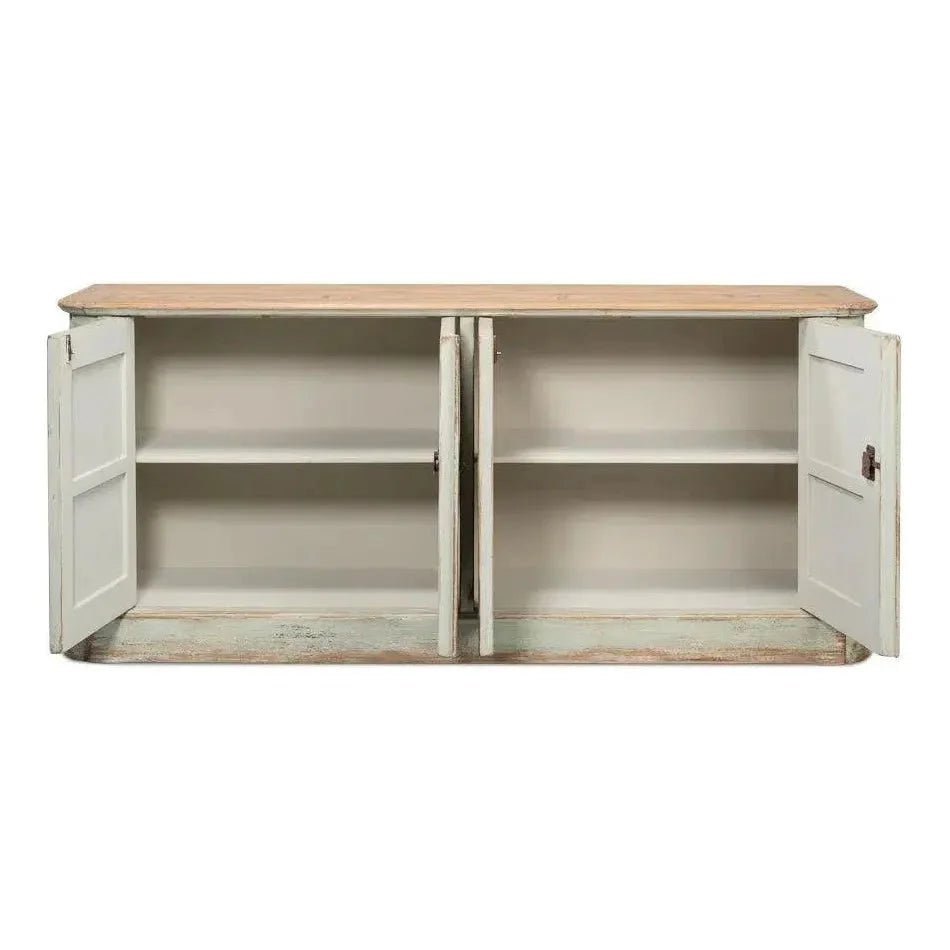 4 Door Sideboard Sage Buffet for Dining Room - LOOMLAN - Sarreid - Sideboards