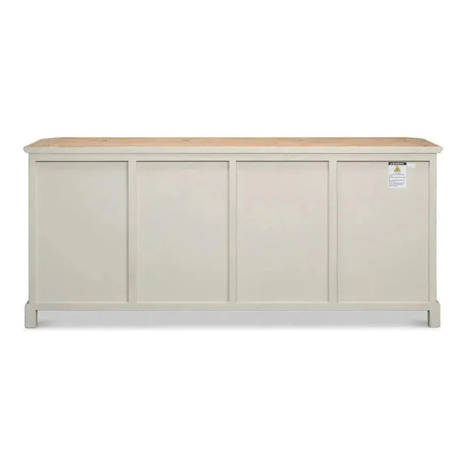 4 Door Sideboard Sage Buffet for Dining Room - LOOMLAN - Sarreid - Sideboards
