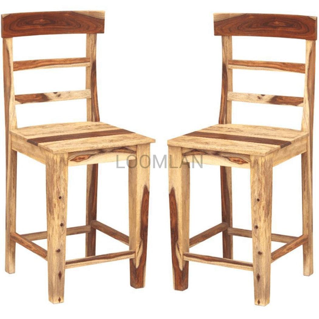 LOOMLAN Tahoe Counter Height Natural Wood Table