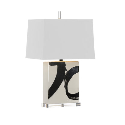 Wildwood Abstract Composition I Ceramic Table Lamp