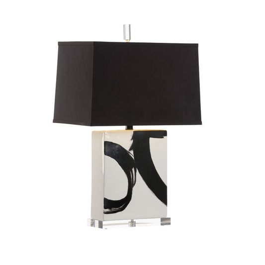 Wildwood Abstract Composition I Ceramic Table Lamp