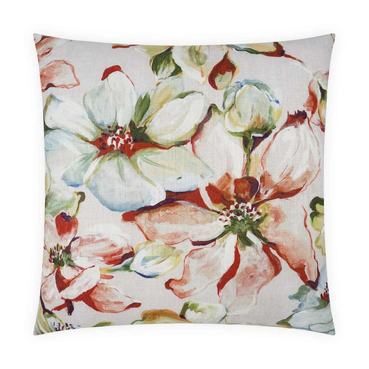 D.V. Kap Blooming Handmade Cotton Throw Pillow