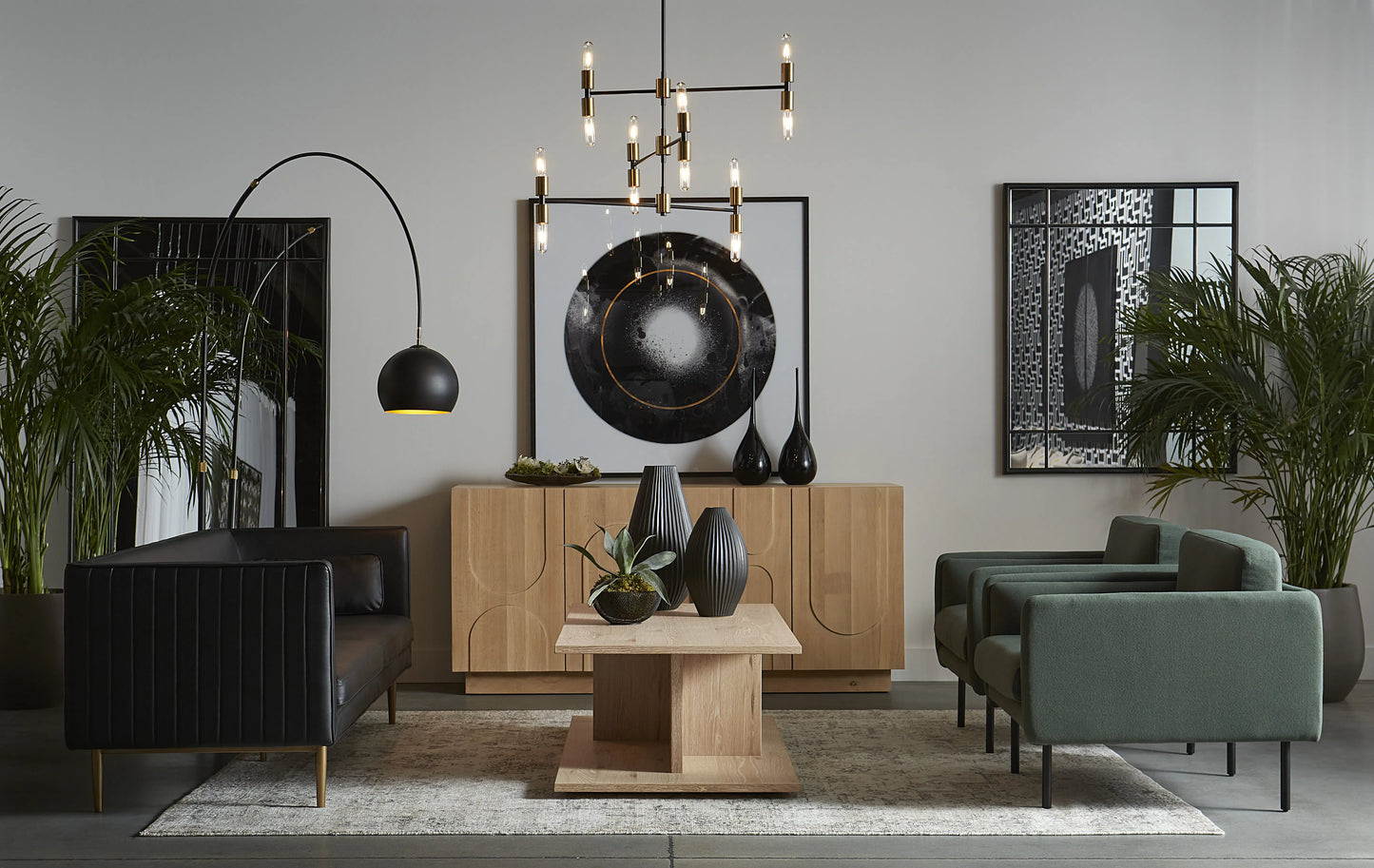 Batavia Leather Bold Sofa