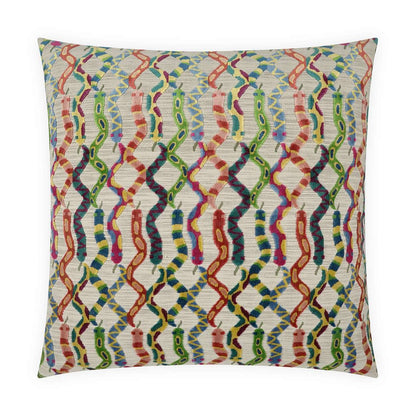D.V. Kap Slither Handmade Cotton Throw Pillow
