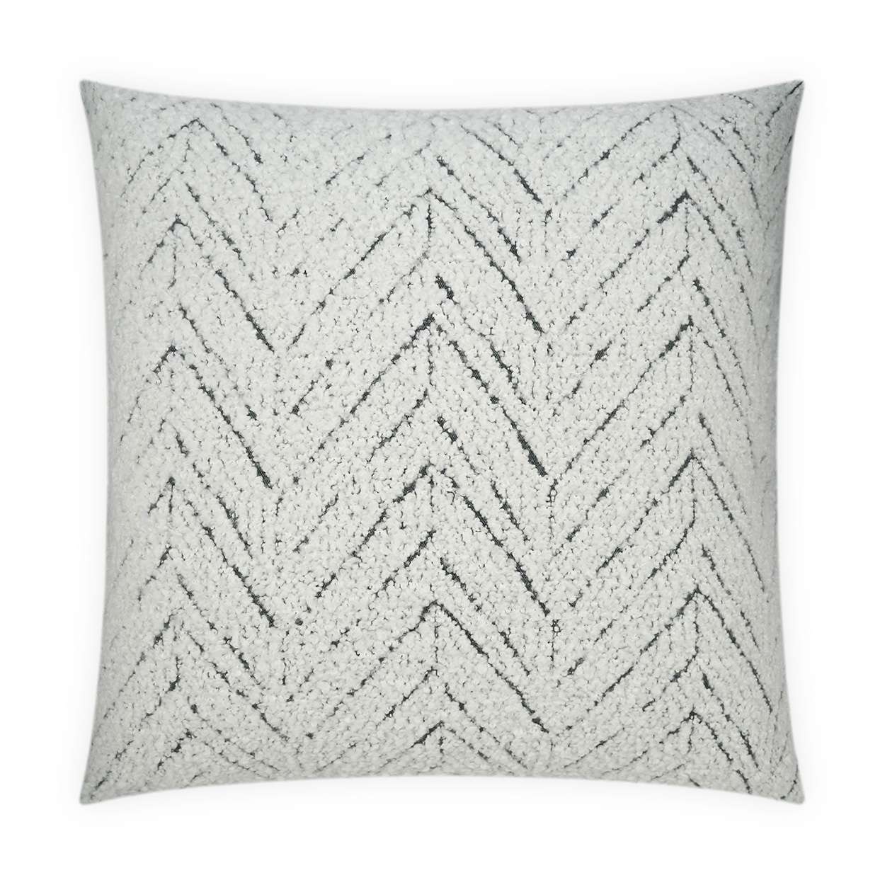 D.V. Kap Nifty Handmade White Cotton Throw Pillow