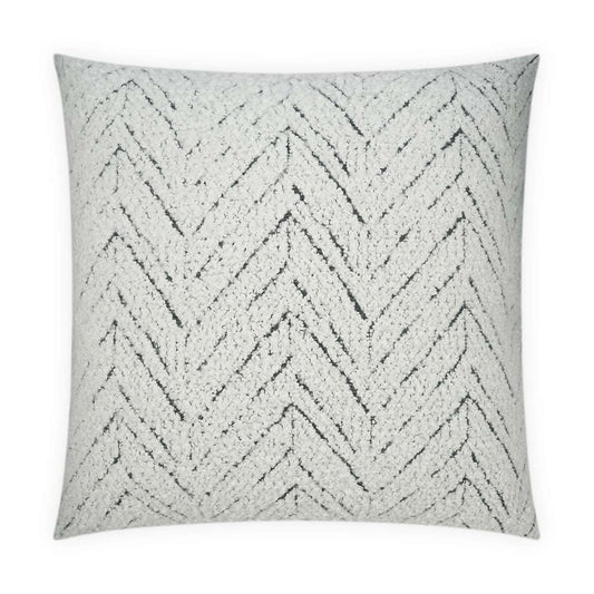 D.V. Kap Nifty Handmade White Cotton Throw Pillow