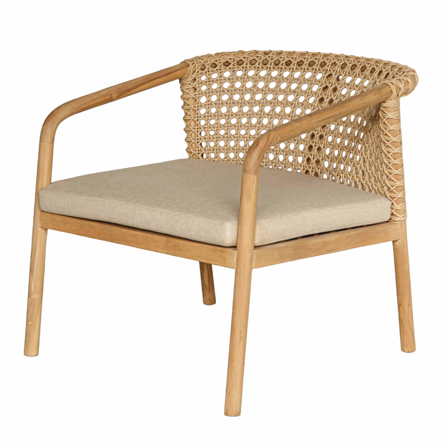 Antibes Wood Framed Patio Occasional Chair