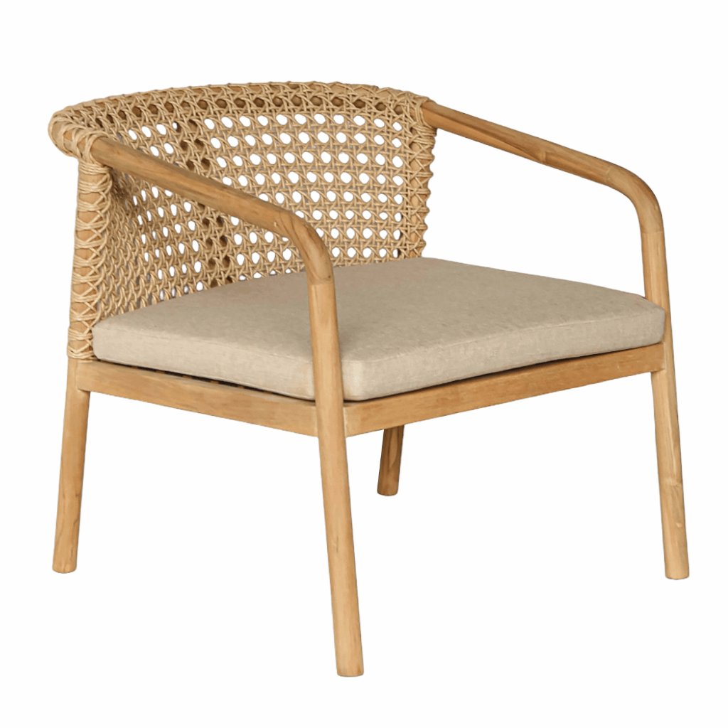 Antibes Wood Framed Patio Occasional Chair