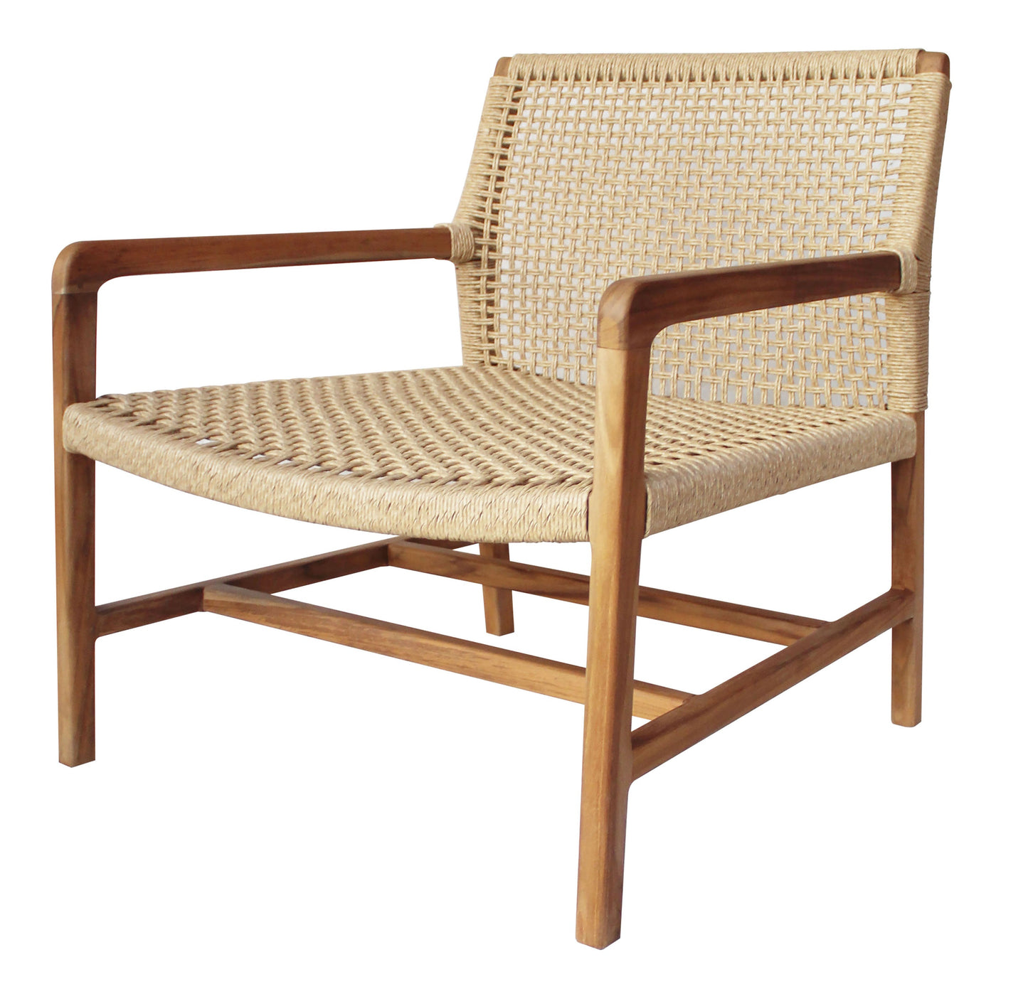 Porto Wood Framed Patio Occasional Chair