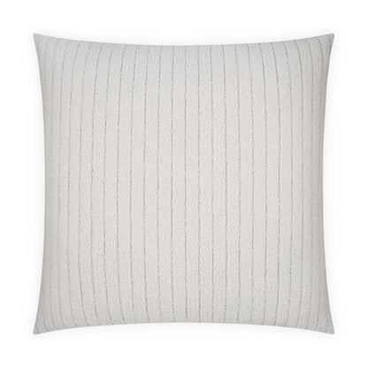 D.V. Kap Garamond Handmade White Cotton Throw Pillow