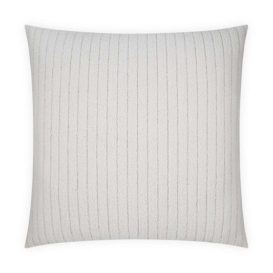 D.V. Kap Garamond Handmade White Cotton Throw Pillow
