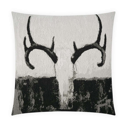 White Tail Handmade Cotton Throw Pillow