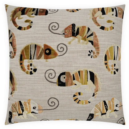 D.V. Kap Chameleon Handcrafted Throw Pillow