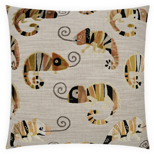D.V. Kap Chameleon Handcrafted Throw Pillow