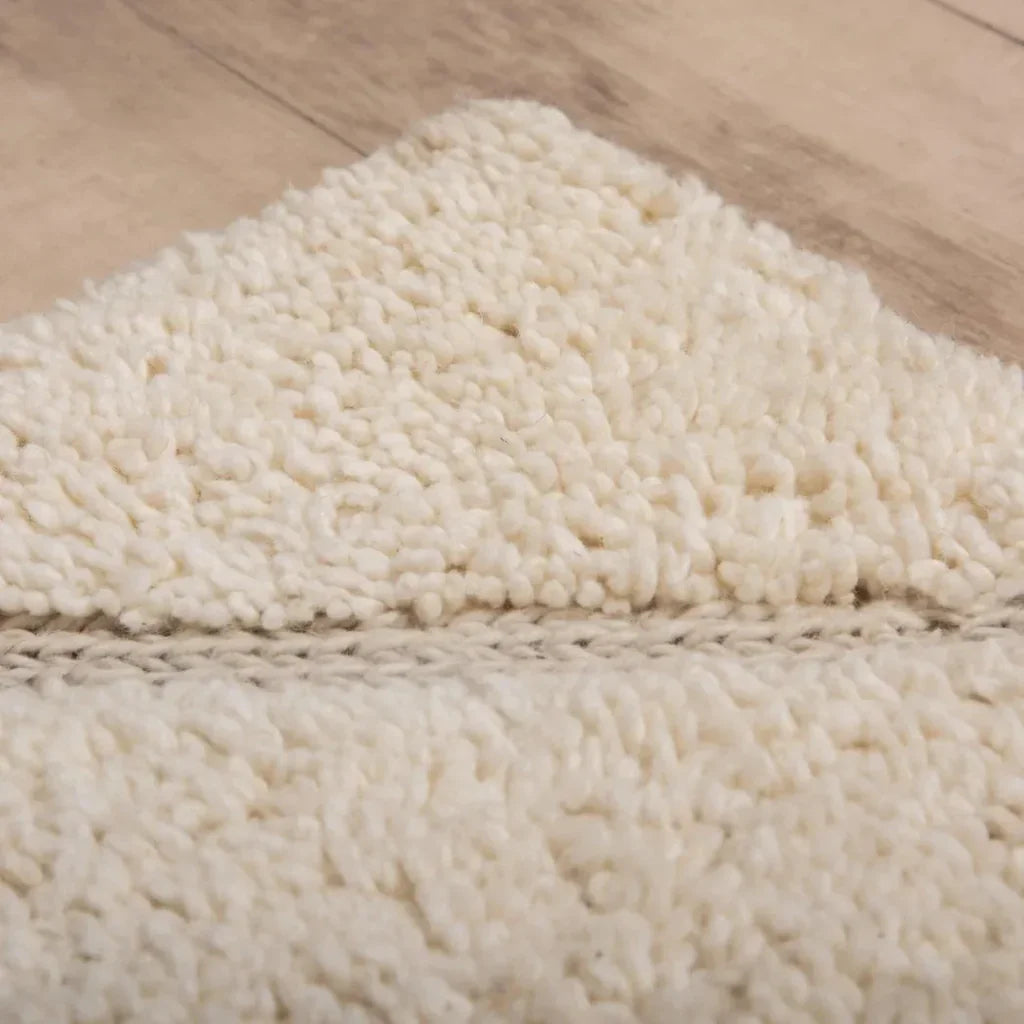 Crim Solid Beige Area Rugs For Living Room -- beige