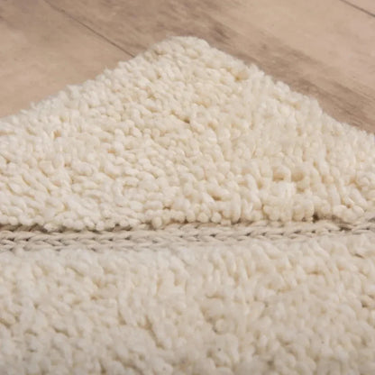 Crim Solid Beige Area Rugs For Living Room -- beige