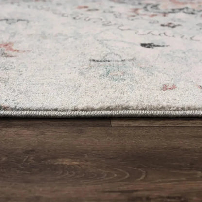 Chuk Medallion Gray Kitchen Hallway Runner Rug - LOOMLAN - LOOMLAN - Area Rugs