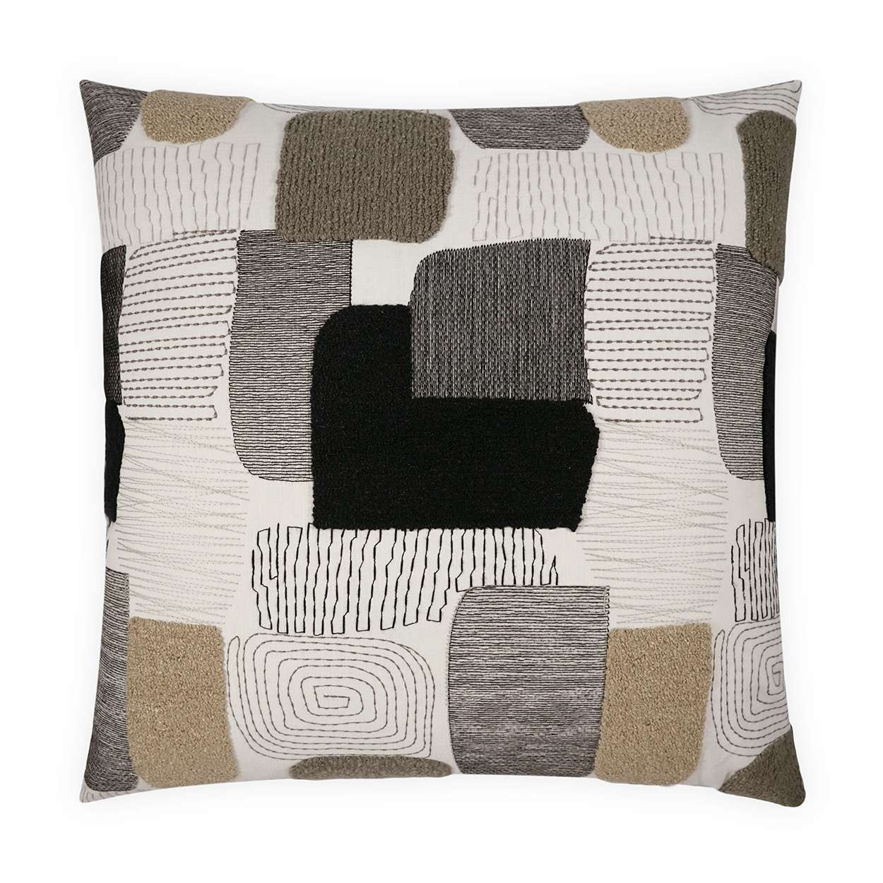 D.V. Kap Paintbox Handmade Cotton Throw Pillow