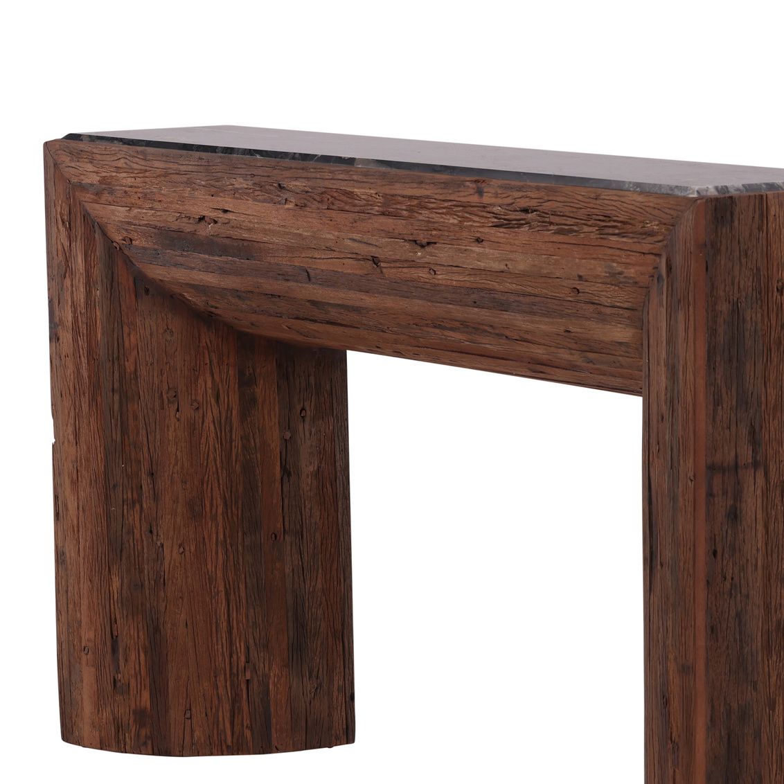 Furniture Classics Dylan Black Marble Top Console Table
