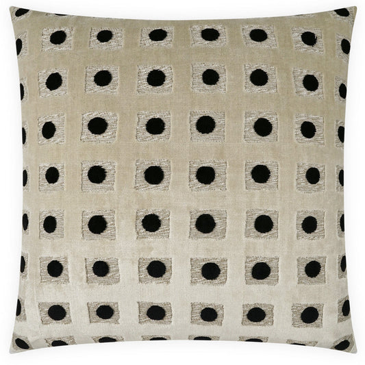 D.V. Kap Domino Tan Throw Pillow