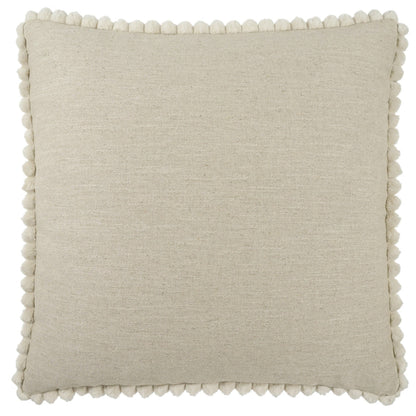 D.V. Kap Pom Chic Light Brown Throw Pillow