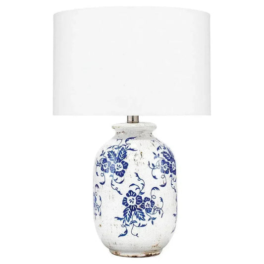 Blue Ceramic Ruth Table Lamp