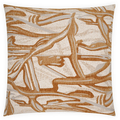 D.V. Kap Vitali Copper Throw Pillow