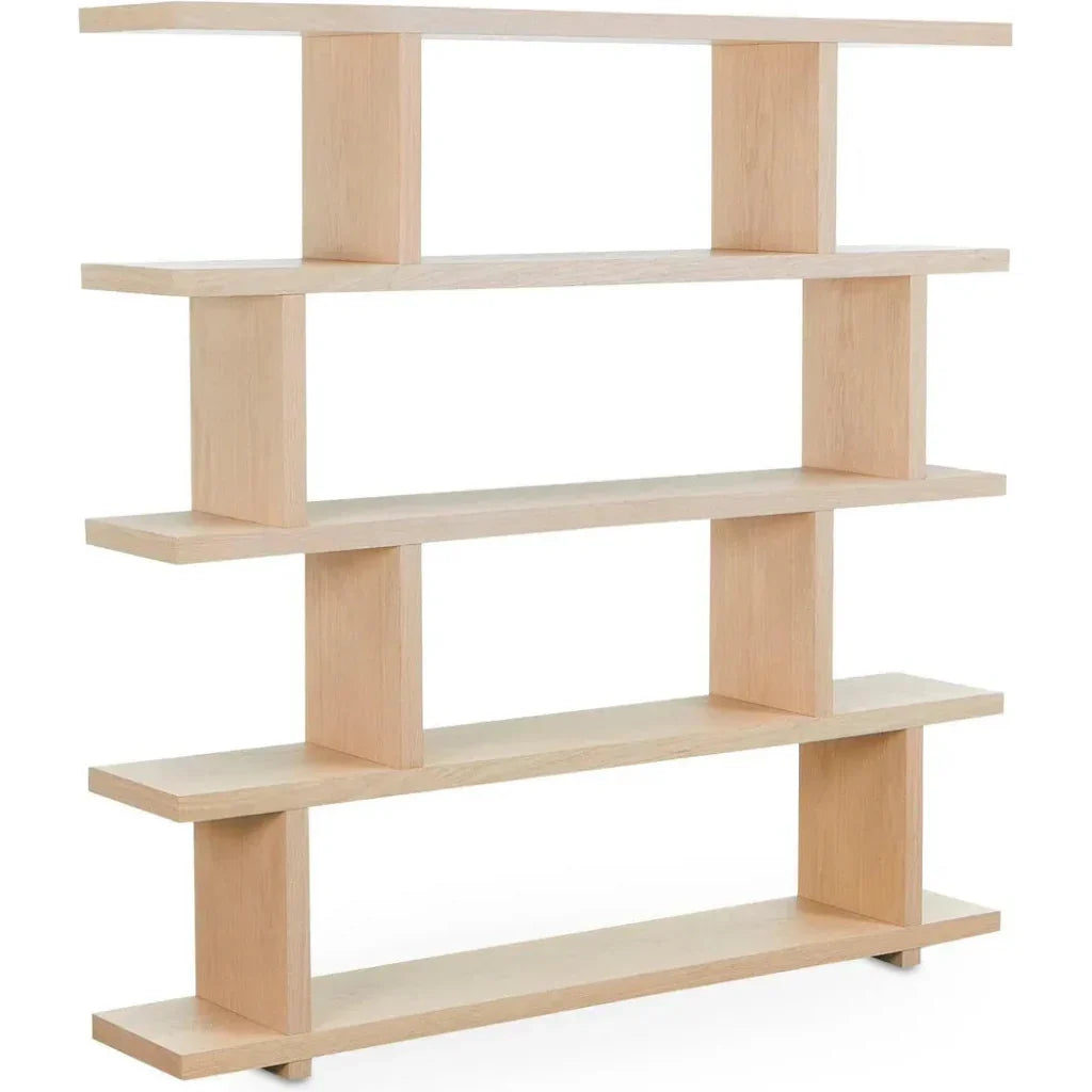 Miri Veneer Light Brown Shelf 5 Levels of Space
