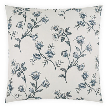 D.V. Kap Tulah Blue Throw Pillow