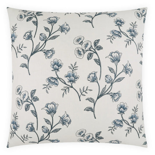 D.V. Kap Tulah Blue Throw Pillow