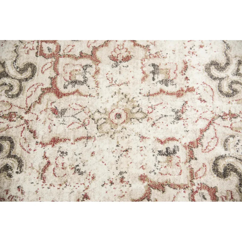 Dido Medallion Beige Large Area Rugs For Living Room - LOOMLAN - LOOMLAN - Area Rugs