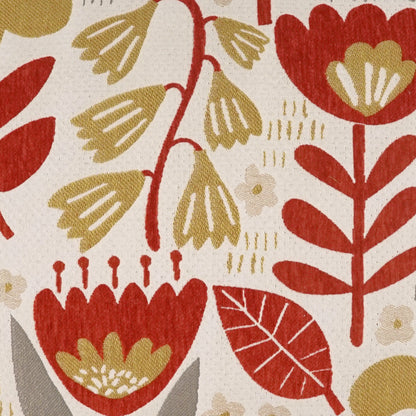 D.V. Kap Dutch Blossom Red Throw Pillow