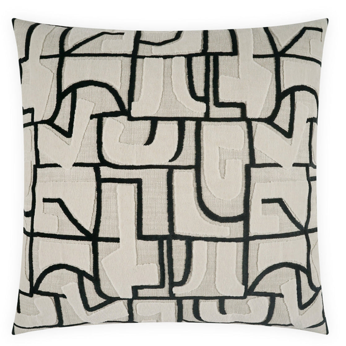 D.V. Kap Yasmeen Ivory Throw Pillow