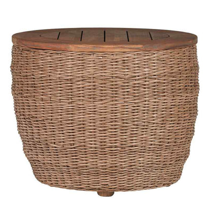 Tobago Round Barrel Outdoor End Table