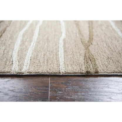 Boot Lines Beige Large Area Rugs For Living Room - LOOMLAN - LOOMLAN - Area Rugs