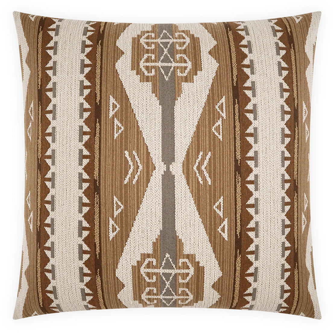 D.V. Kap Colony Brown Throw Pillow