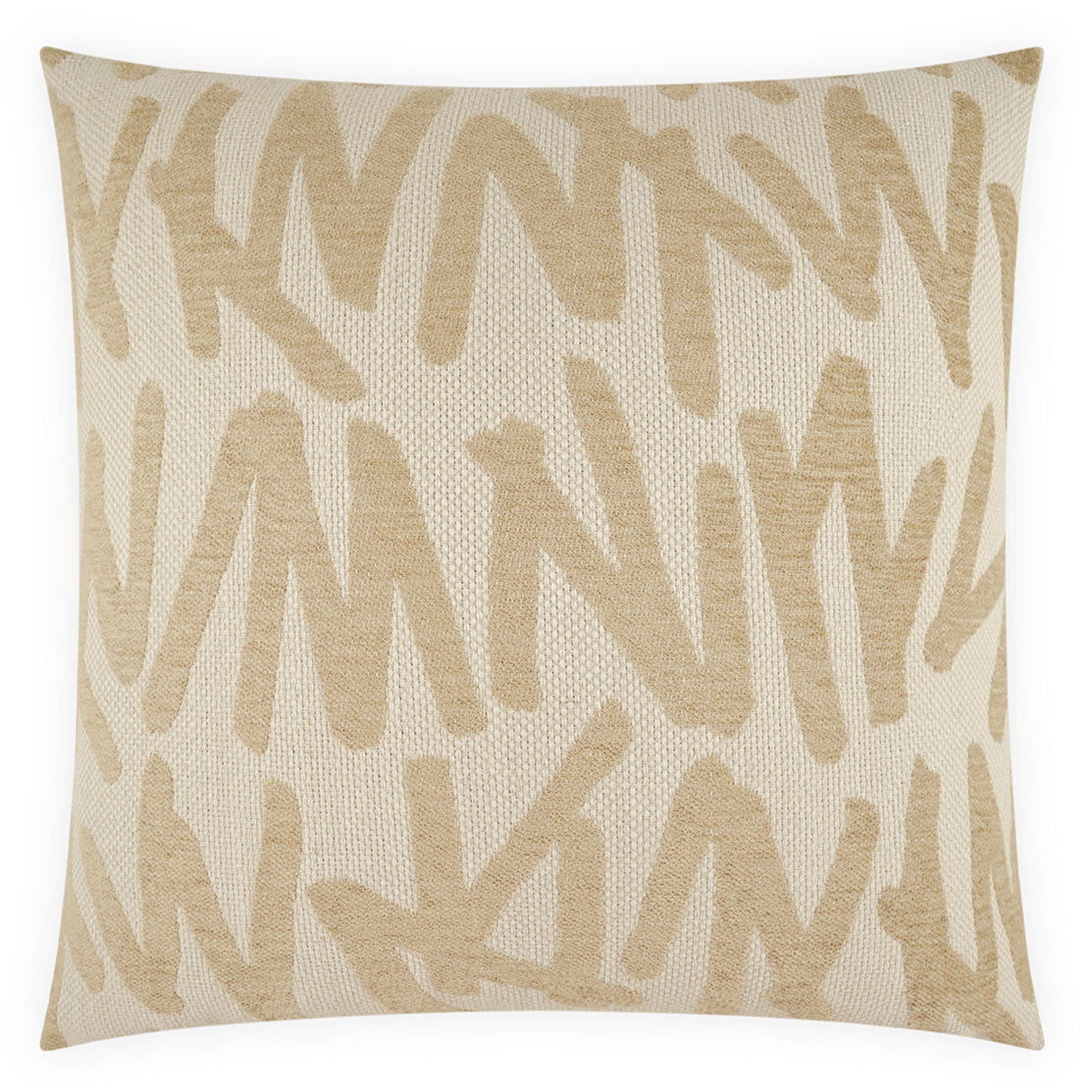 Gambit Ivory Throw Pillow
