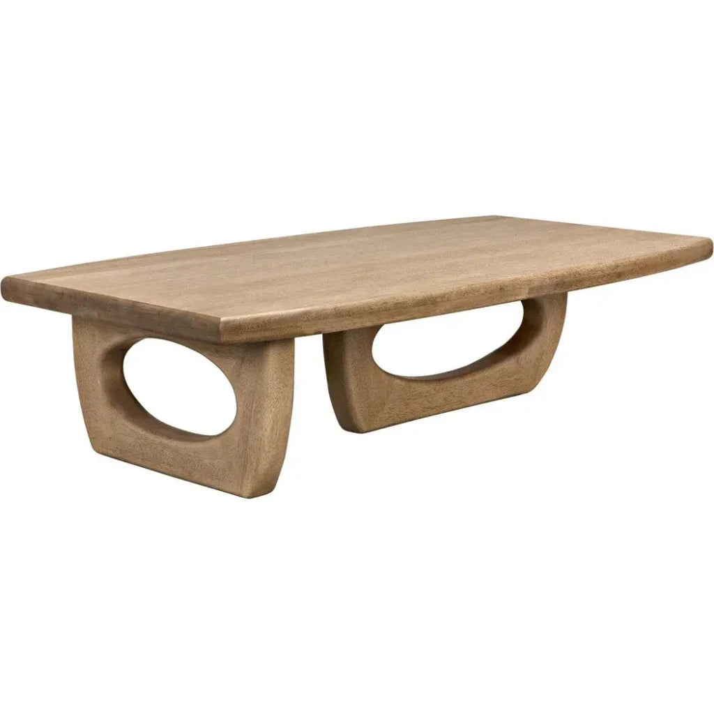 Douglas Rectangular Wood Coffee Table -- view 8