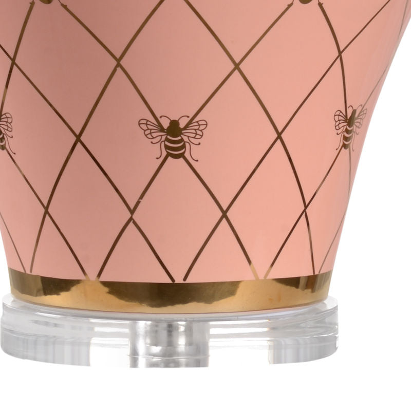 Chelsea House Ginger Jar Ceramic Made With Gold Accents Table Lamp