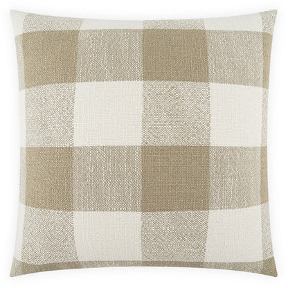 D.V. Kap Checked Out Removable Cover  Throw Pillow