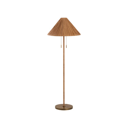 Wildwood Avondale Handcrafted Rattan Floor Lamp