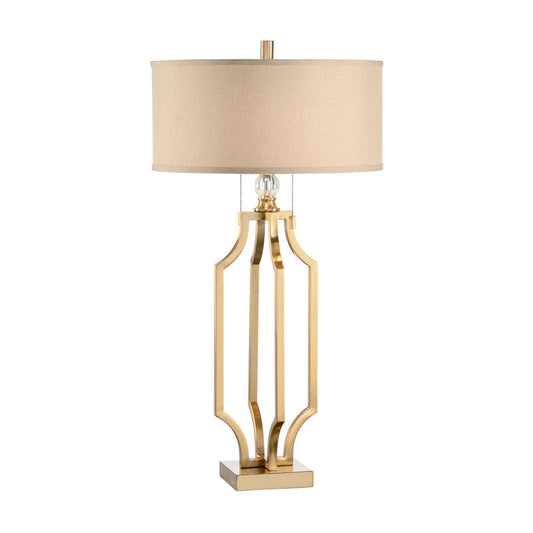 Wildwood Valentino Shallow Drum Shade Table Lamp