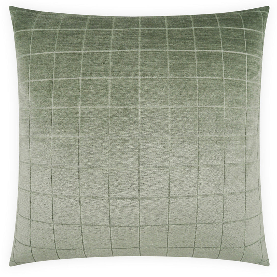 D.V. Kap Camden Check Hidden Zipper Throw Pillow